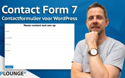 Een contactformulier toevoegen aan je WordPress website | Contact Form 7 tutorial