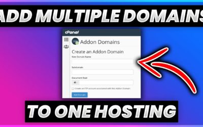 How To Add Multiple Domains To One Hosting Account + Install WordPress (2022)