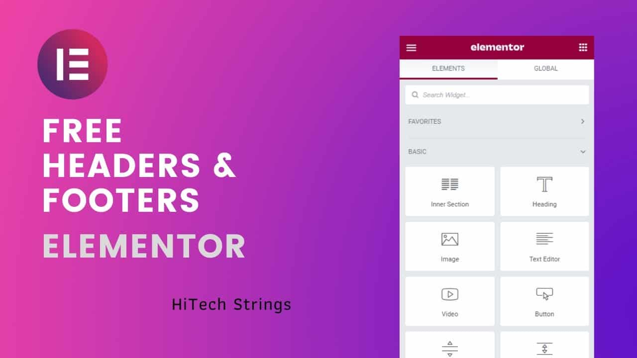 How to Create Elementor Headers for Free in WordPress | Elementor Header and Footer Builder Plugin