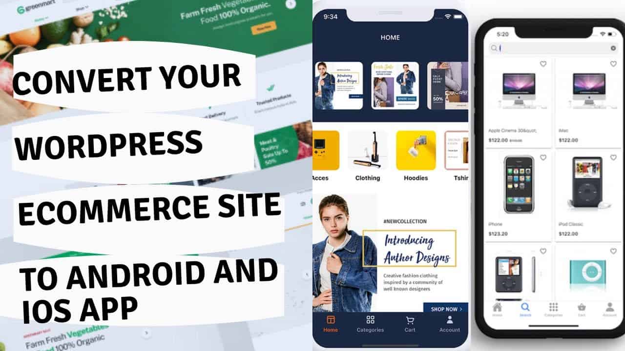 How to Create app for ecommerce website | How to Build app for wordpress ecommerce android & iOS