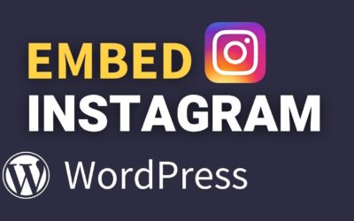 How to Embed an Instagram Post on WordPress
