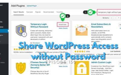 How to Share WordPress Website Access without Password | Temporary Login without Password