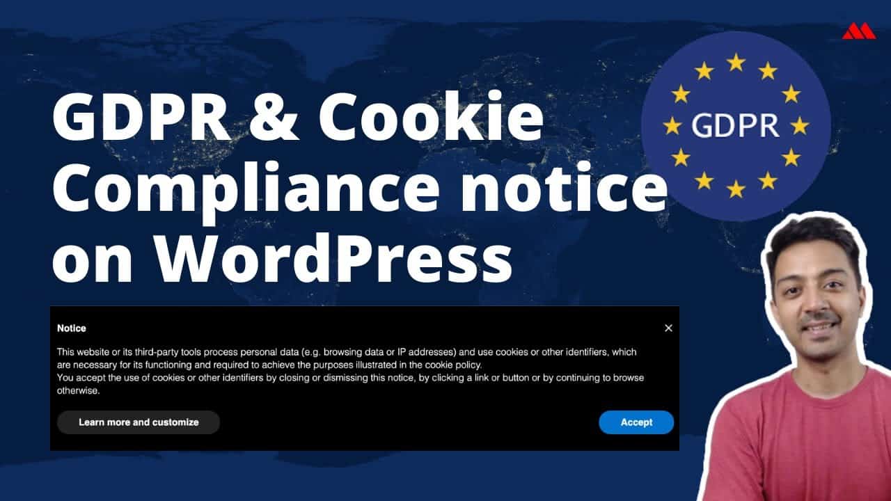 How to add GDPR & Cookie Compliance in WordPress