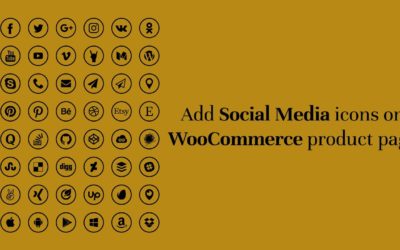 How to add Social Media Icons on Woocommerce Product Page – WordPress x Woocommerce