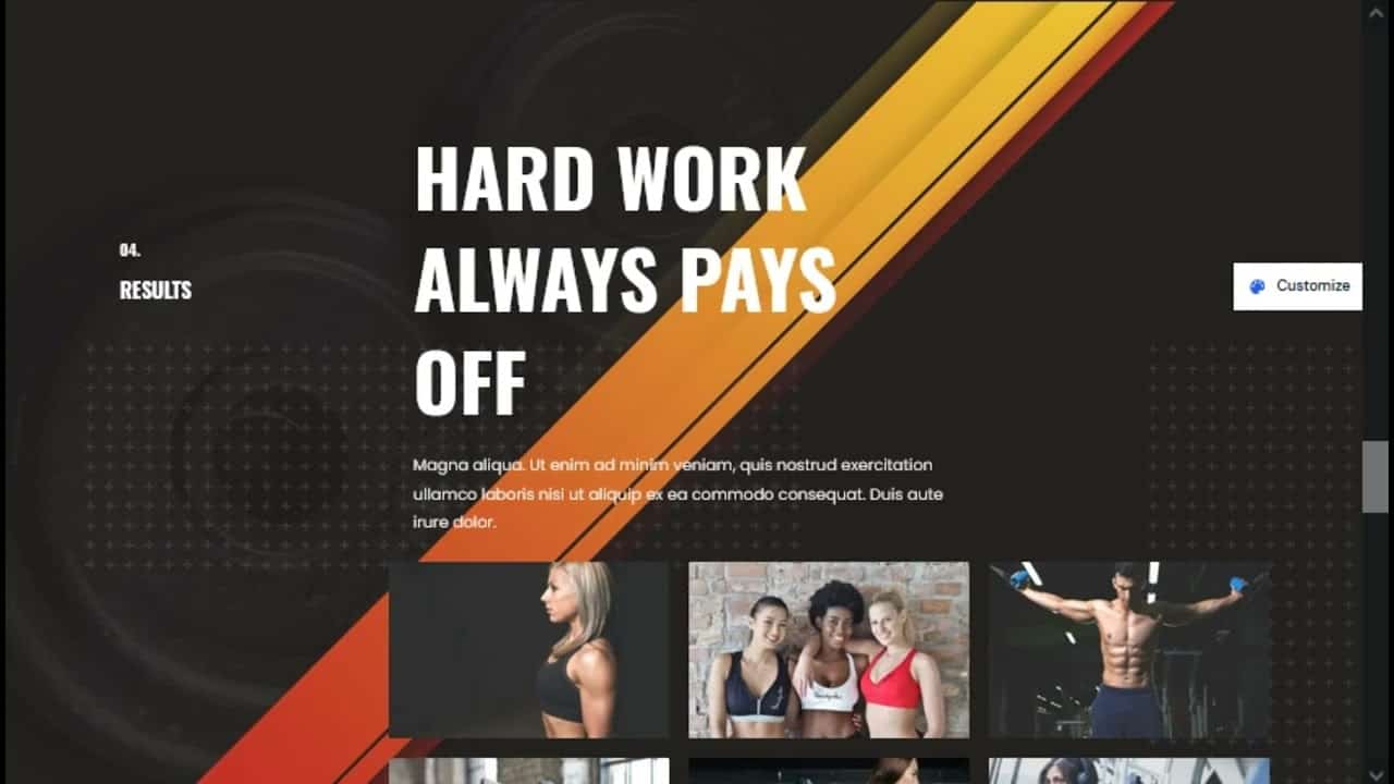 Personal Trainer   Astra WP   WordPress Theme Preview