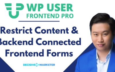 WP User Frontend Pro WordPress Plugin Review – Restrict Content & Frontend Guest Post Submit Forms