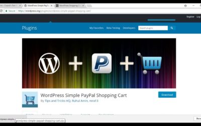 WordPress Simple Shopping Cart Plugin Usage