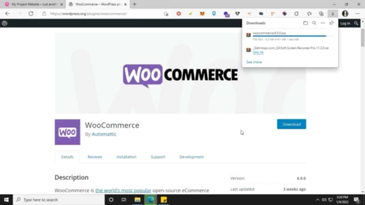 Wordpress Setup and Install Woocommerce Plugin | Free Source Code