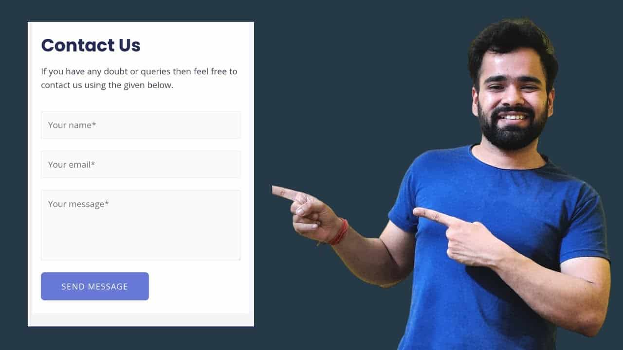 how to add a contact us page on wordpress