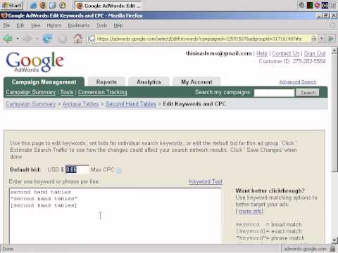 Google Adwords Tutorial - How To Use Negative Keywords In Your Adwords Campaigns
