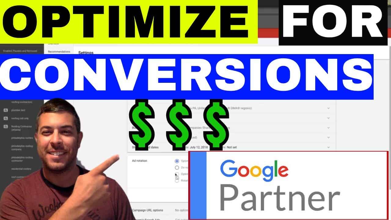 Google Adwords: Adwords Optimize For Conversions Tutorial (EASY)