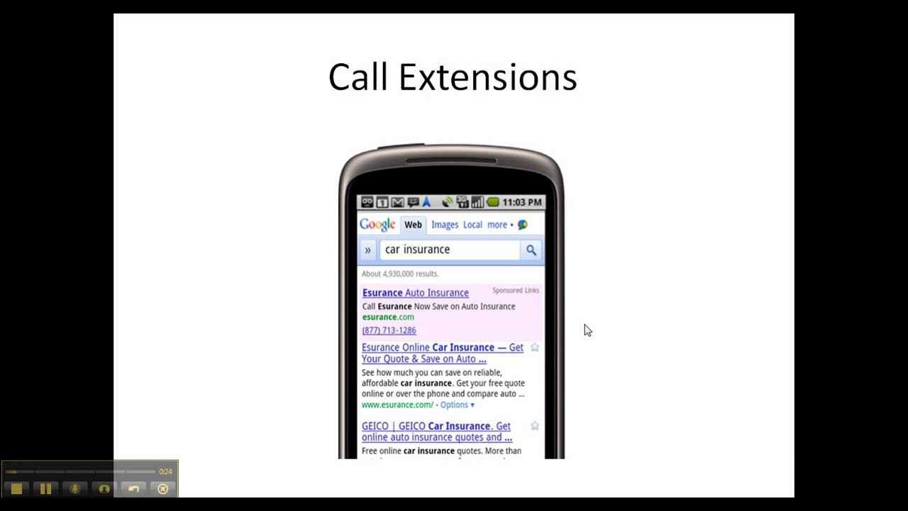 Google Adwords Call Extension Tutorial