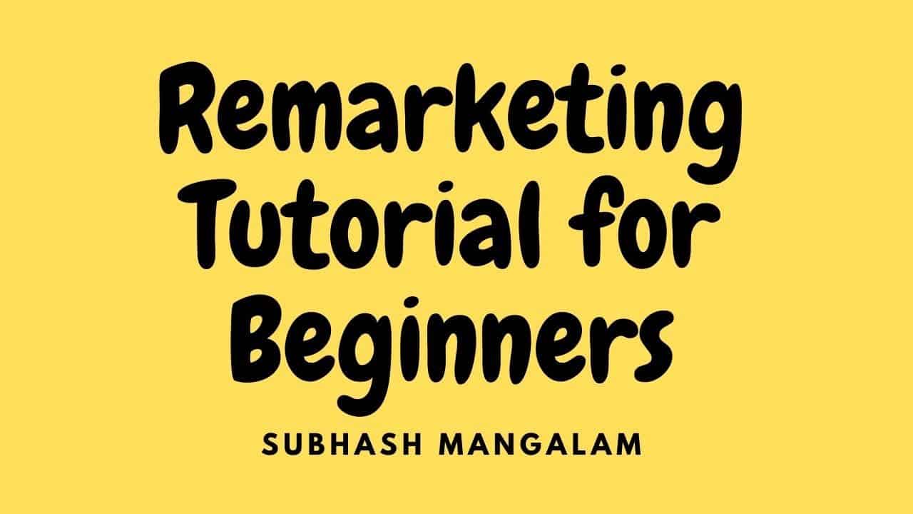 Google Remarketing Tutorial For Beginners 2019 - Google AdWords Display Remarketing Tutorial