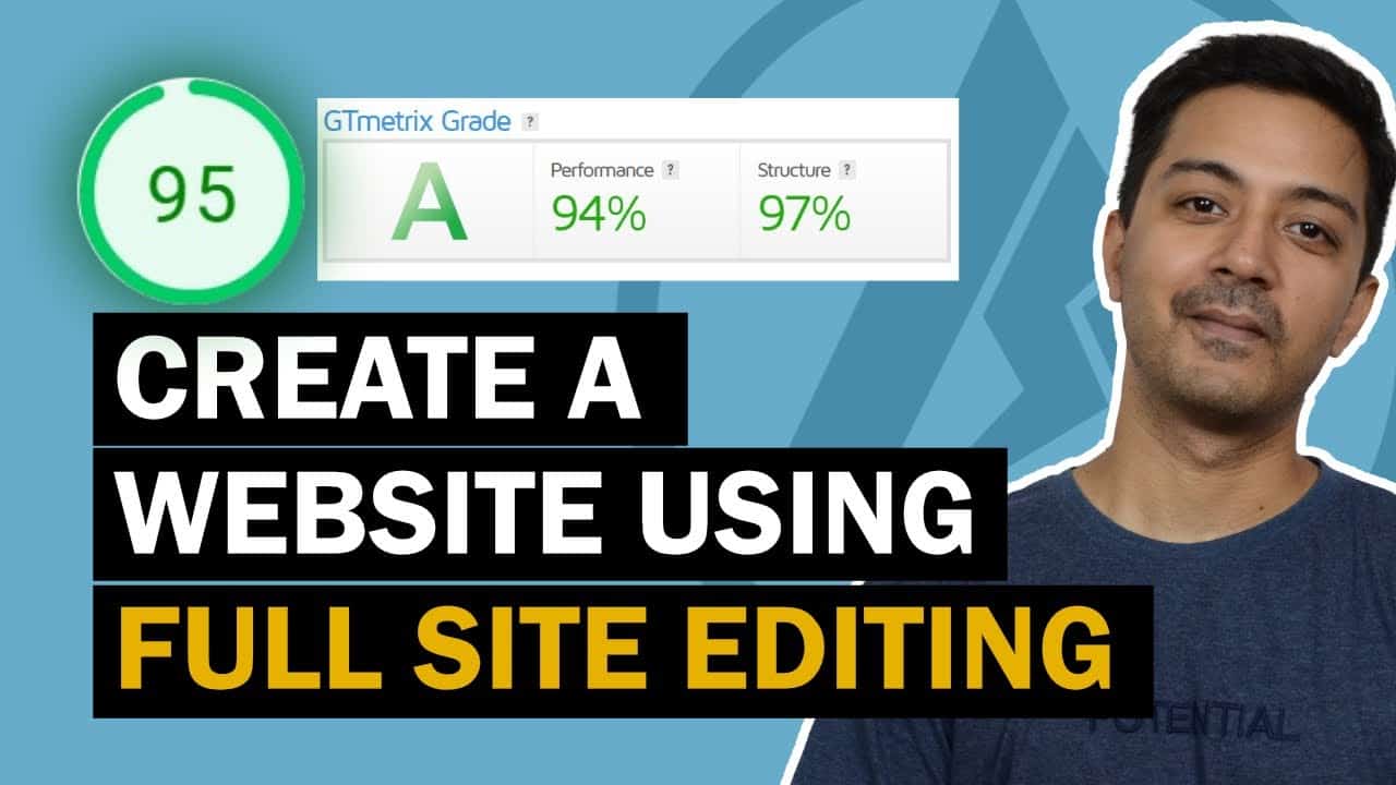 How to create a website using full site editing in wordpress 5.9 - Kadence with Full site editing