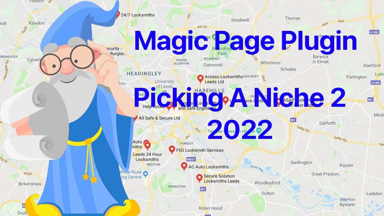 Magic Page Plugin Training Step By Step - Picking A Profitable Lead Generation Niche 2022 Video 2
