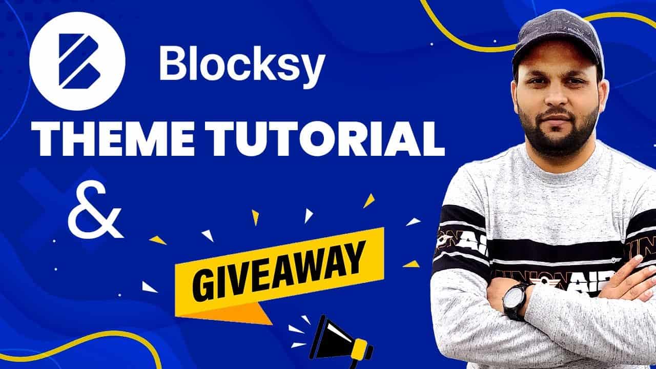 Complete Blocksy Theme Tutorial (Free & Premium) + Giveaway | The Best WordPress Theme in 2022-Hindi