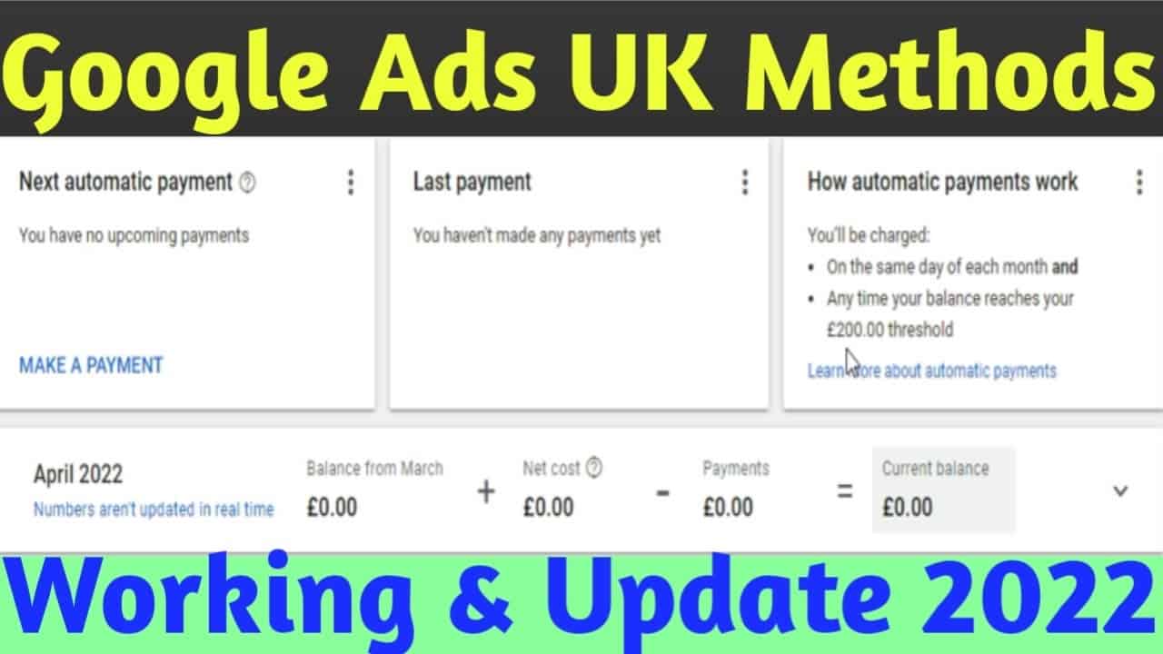 Google adwords Threshold  Methods 2022