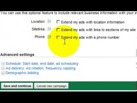 How to Start Google Adwords Pay Per Click Advertising Campaign Tutorial   YouTube