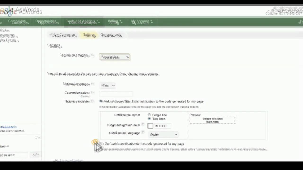 PPC Tutorial - How to Set Up Google AdWords Conversion Tracking