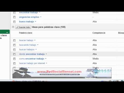 Tutorial Como Usar Google Adwords Keyword Tool - Herramienta para Palabras Clave en 8min