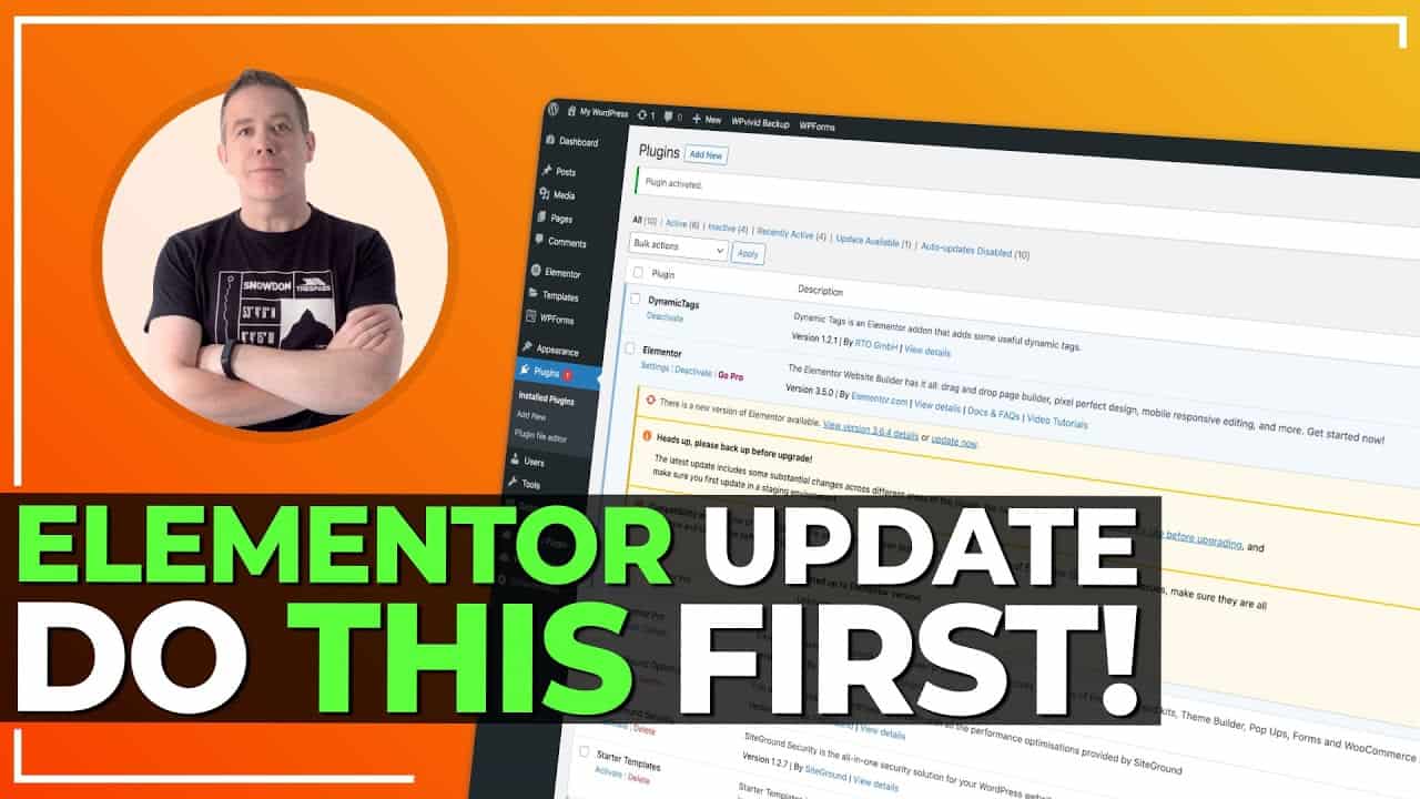 Do This BEFORE Updating Elementor | WordPress Staging Site