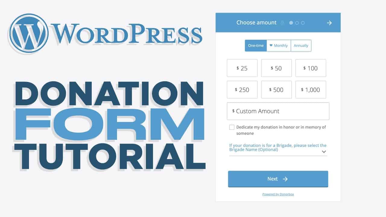 How To Create A Donation Form In WordPress | Easy Tutorial (2022)