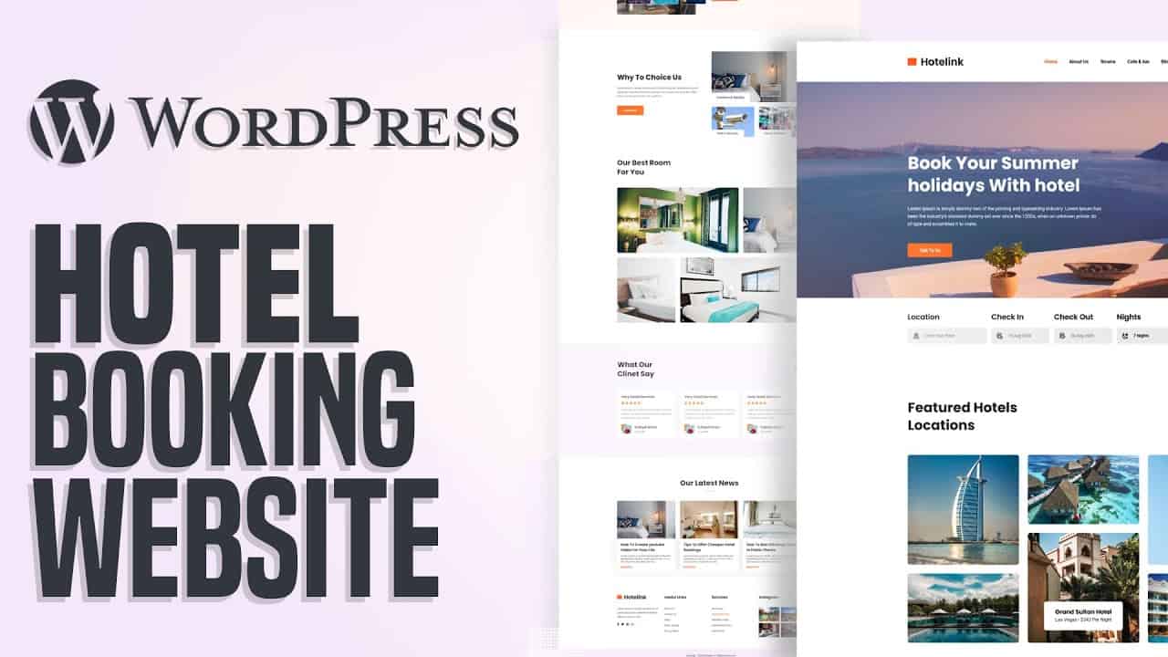 How To Make A Hotel Booking Website Using WordPress | Simple And Easy (2022)