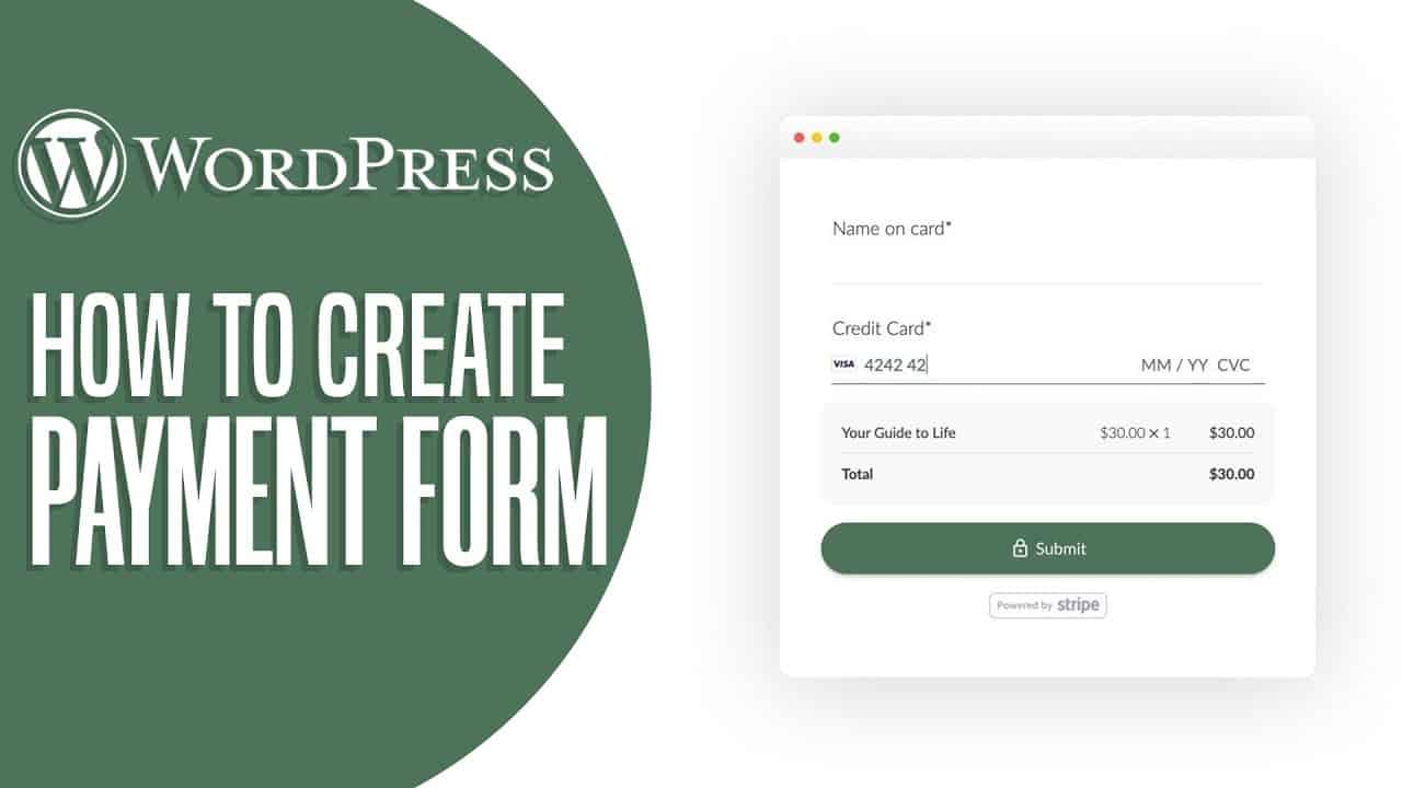 How To Make Payment Forms In WordPress | Easy Tutorial (2022)