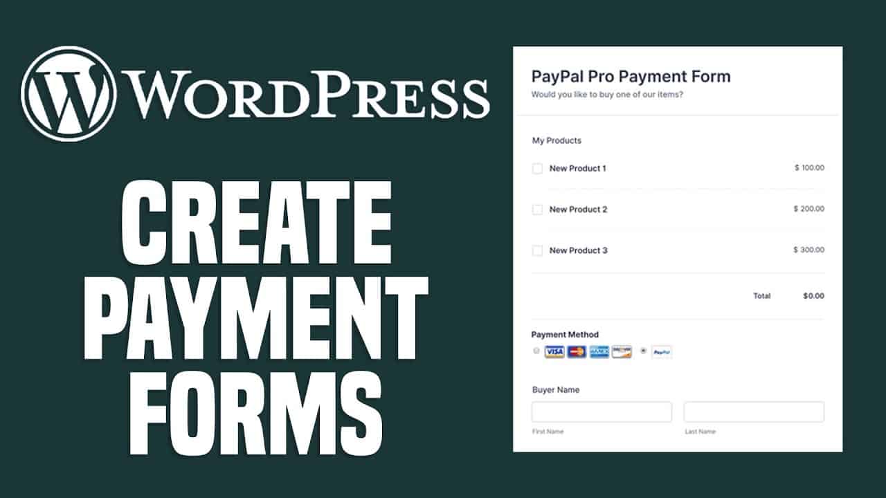 How To Make Payment Forms In WordPress | Simple Method (2022)