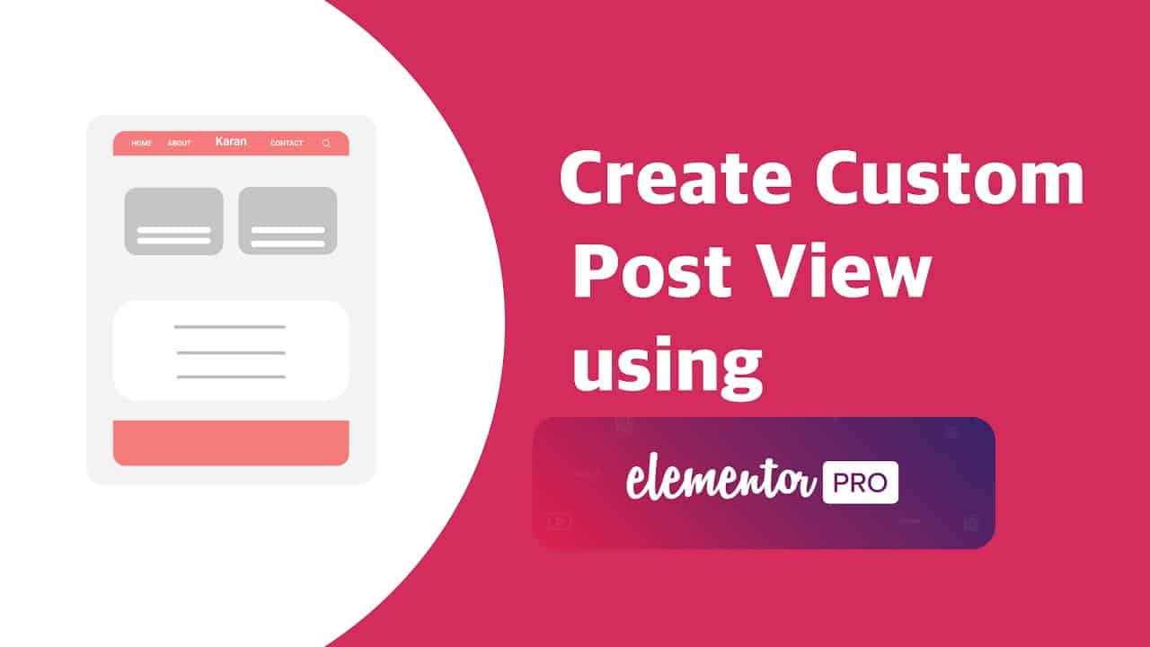 How to Add Custom Post view using Elementor Pro - Custom Blog Part 1 | EducateWP 2022