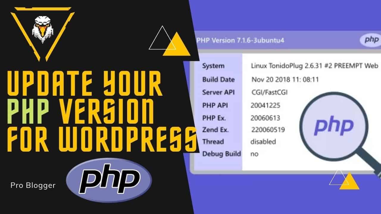 How to Check PHP version of Wordpress and Update it to Latest