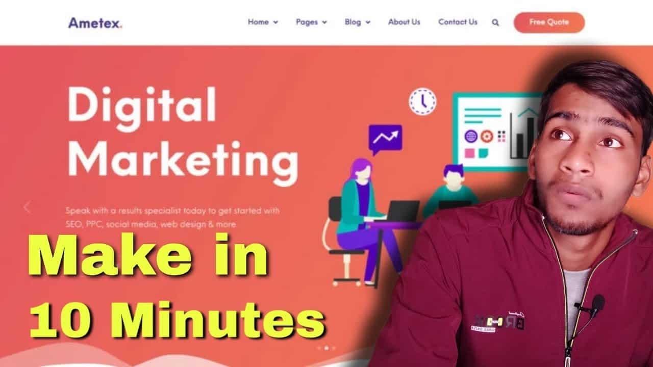 How to Make Digital Marketing Website in WordPress in 2022 ✅| Create Digital Marketing Website