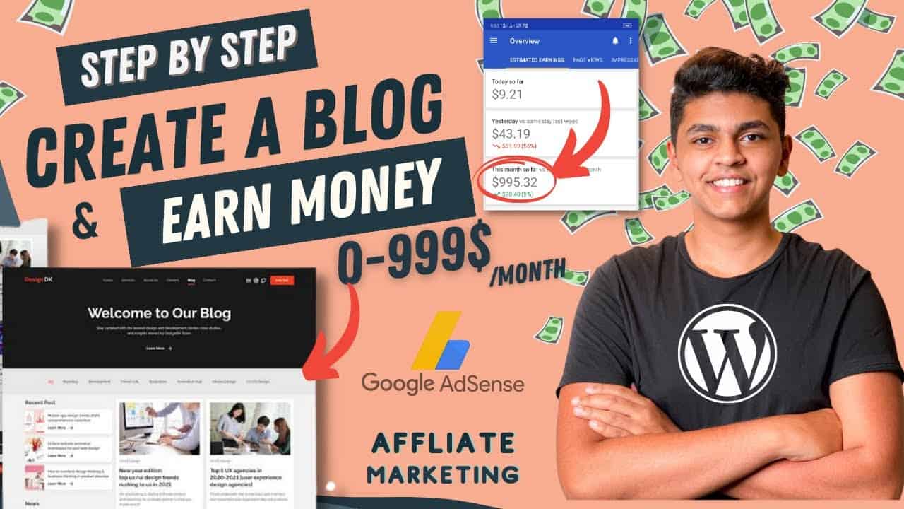 How to Make a Blog (2022) | Quick and Easy | Affiliate Marketing | Google Adsense | WordPress