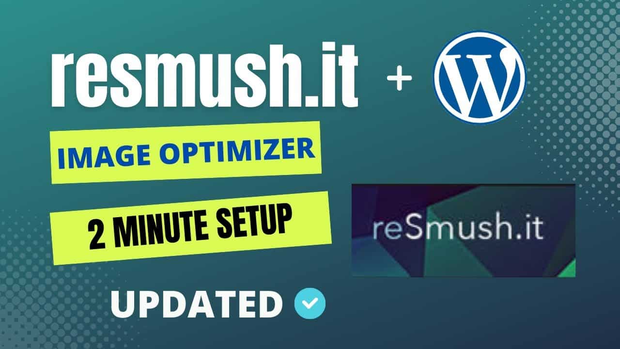 Resmush.it Image Optimizer Plugin Settings | the Only Free Image Optimization Plugin in WordPress