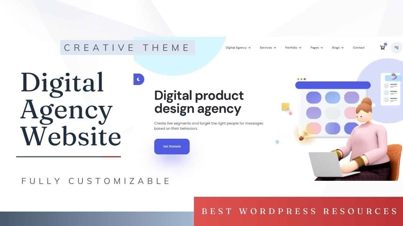Startup, Digital Agency Website |   Creative Agency & Professionals Theme | Abstrak WordPress Theme