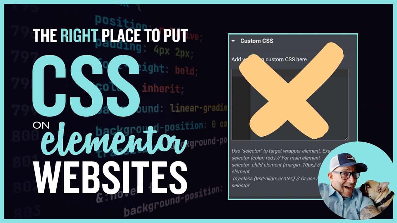 Where To Add CSS In Elementor Websites