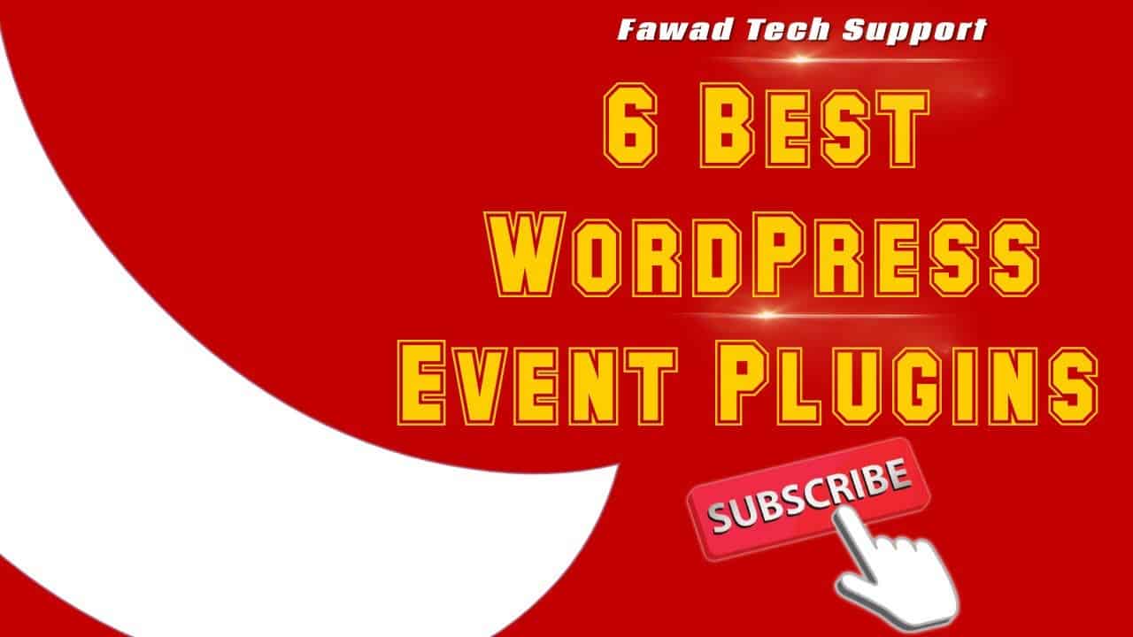 6 Best WordPress Event Plugins Compared 2022 6 Best WordPress Event Plugins Compared 2022