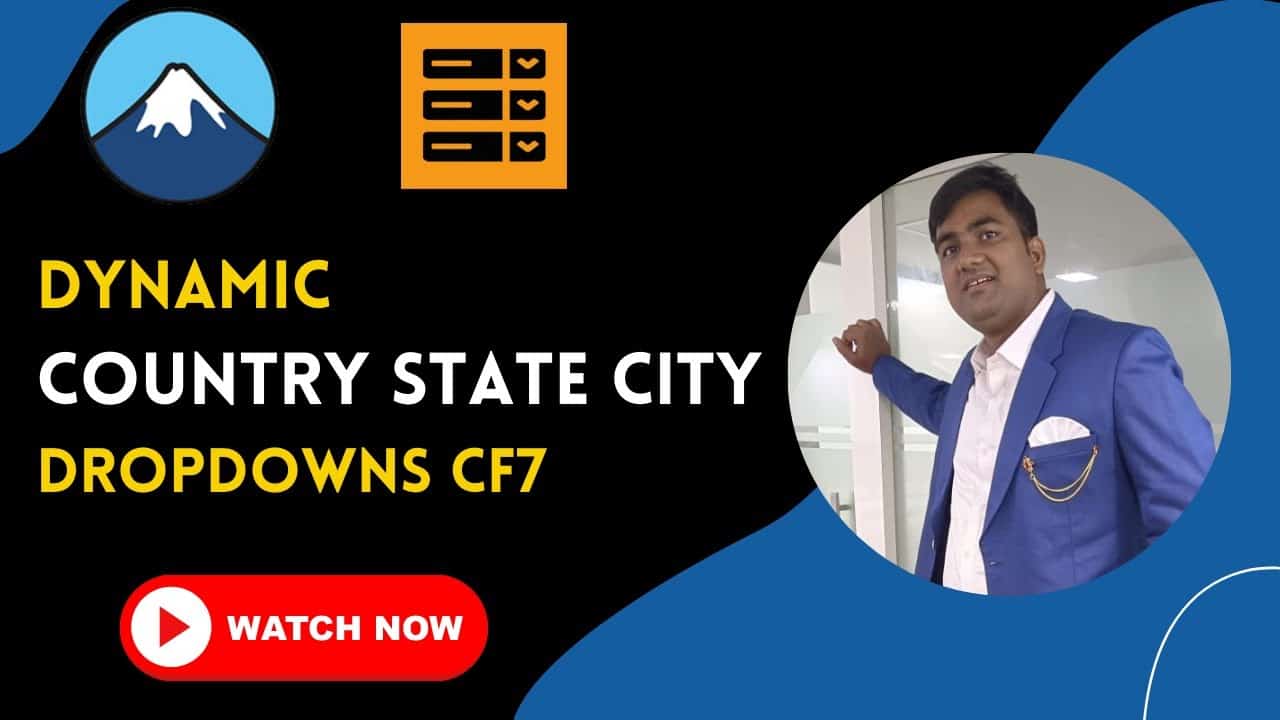 Add Dynamic Country State City Dropdowns in WordPress Contact Form | Country State City Dropdown CF7