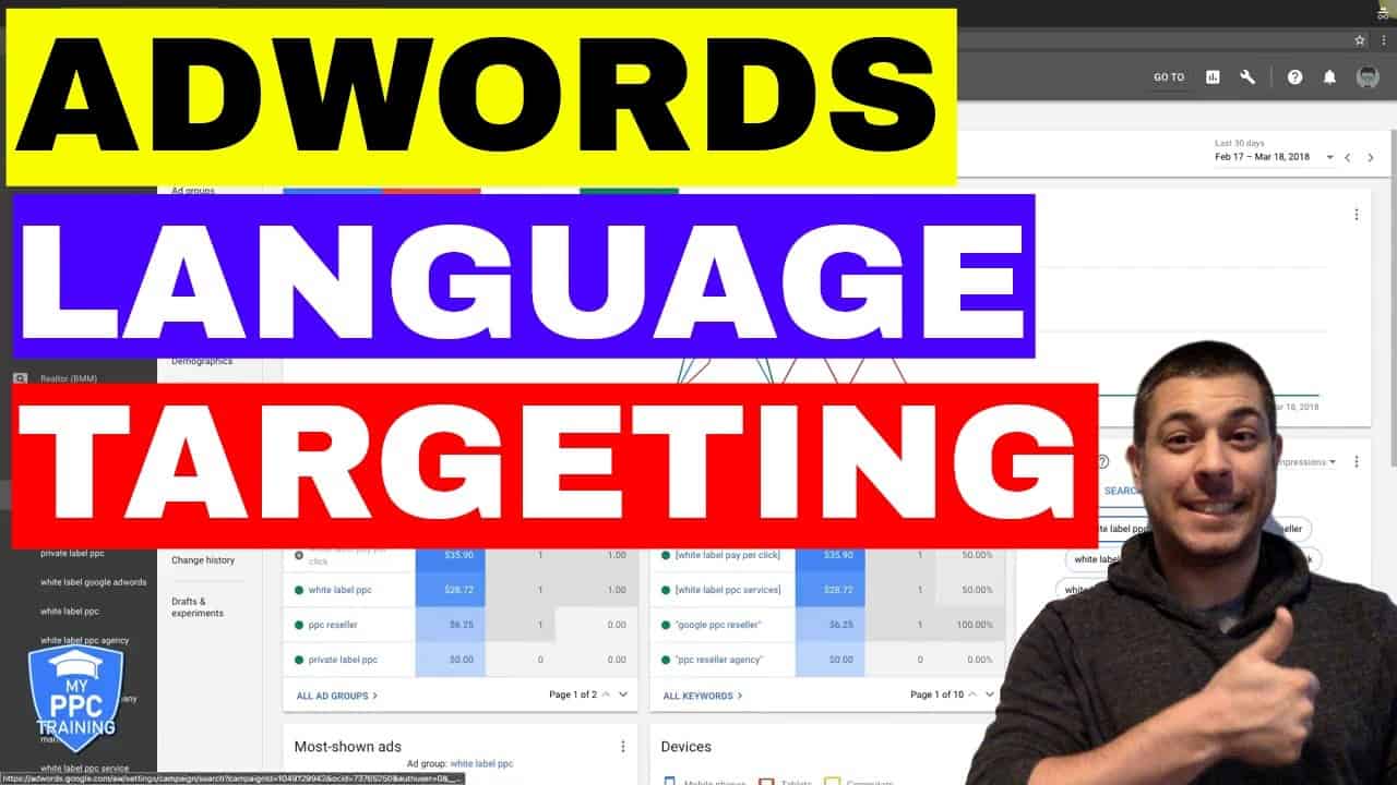 Adwords Language Targeting Tutorial (EASY)