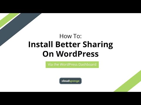 How to Install Better Sharing Plugin Directly From WordPress