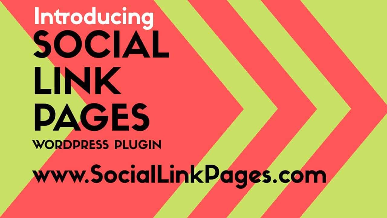 Introducing the Social Link Pages WordPress plugin Introducing the Social Link Pages WordPress plugin