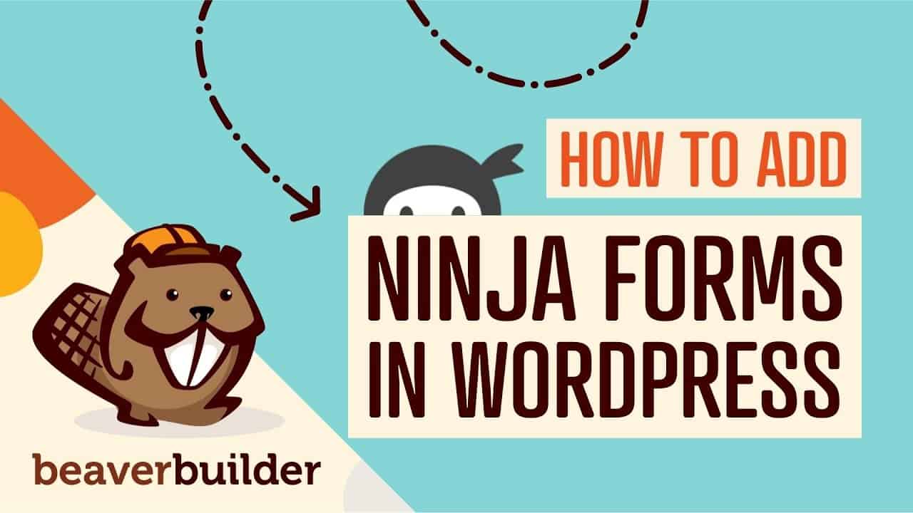 Add NINJA FORMS in WordPress using Beaver Builder