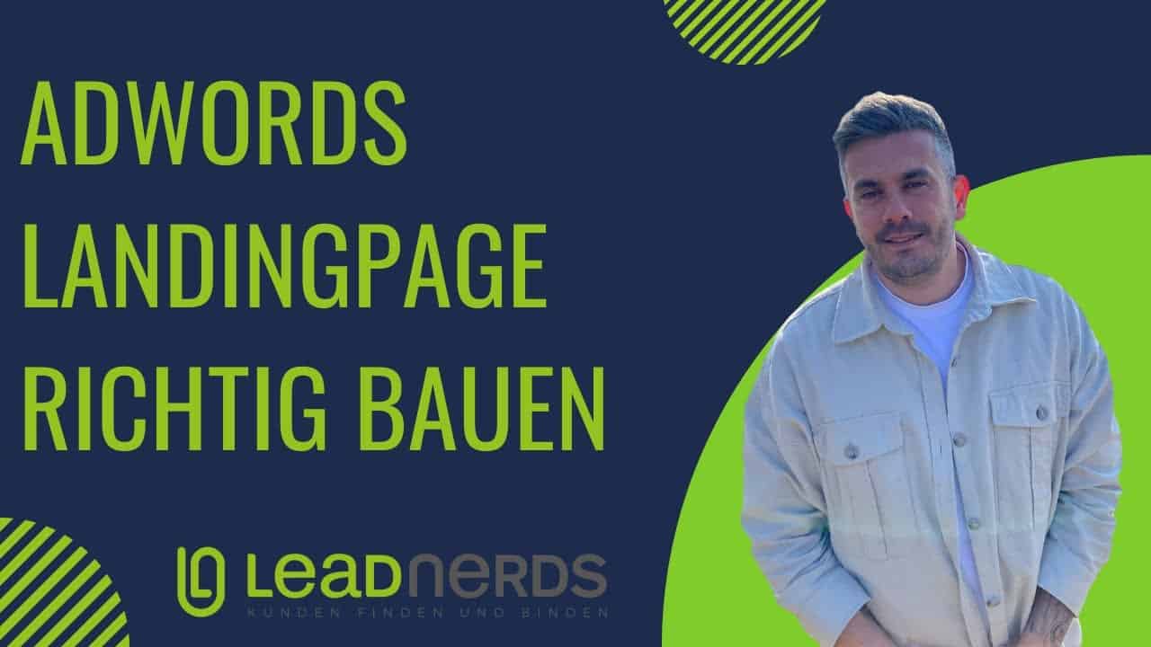 ADWORDS LANDINGPAGE RICHTIG BAUEN