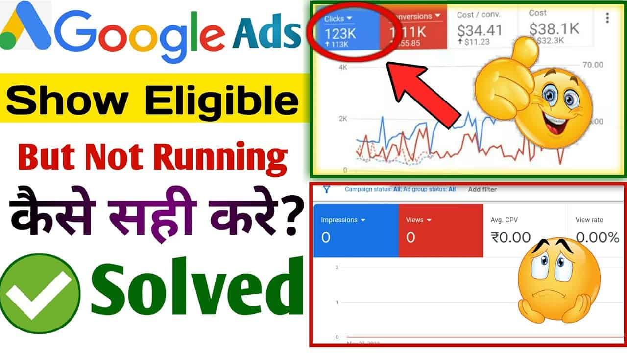 Google ads approved but not running | google ads eligible but not running | google ads not running