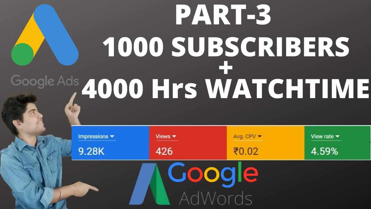 Part-3- How To Promote YouTube Videos  Google Adword Campaign | google adwords tutorial | Adwords