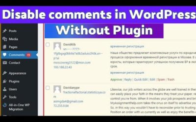 Disable comments in WordPress blog post without plugin