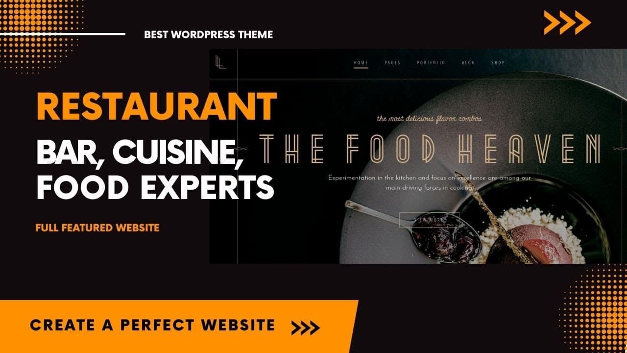 Elegant Restaurant Theme | Fine Dining, Bar and Cuisine Website Theme | Laurent WordPress Theme