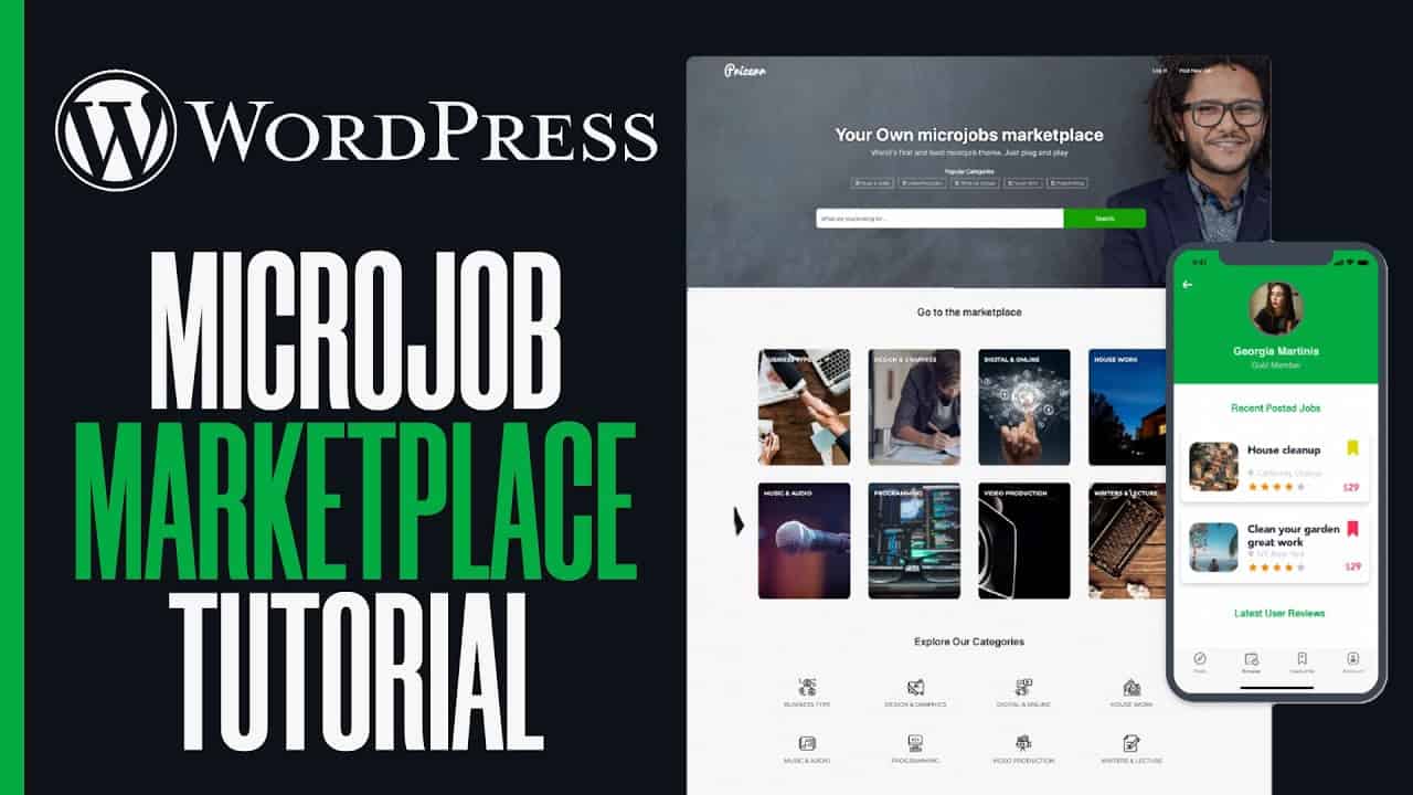 How To Create A Micro Job Marketplace Website Using WordPress | Simple Tutorial (2022)