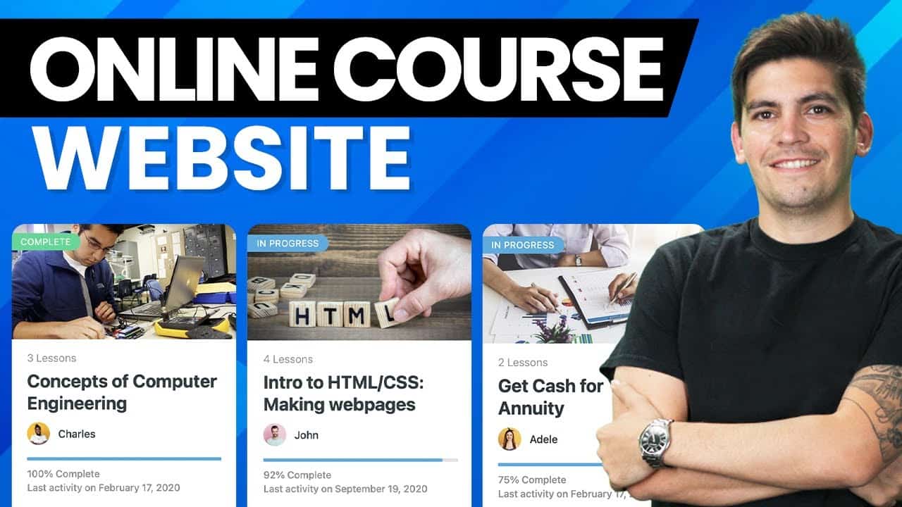 How To Create An Online Course Website with Wordpress & Tutor LMS (2022)