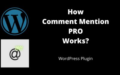 How "Comment Mention PRO" Works | WordPress Plugin | Bili Plugins